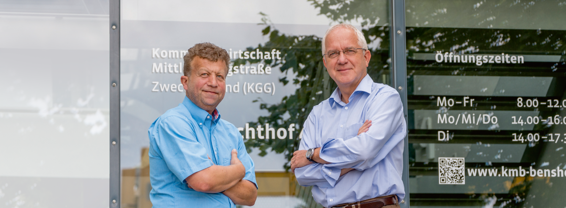 Geschäftsführer Frank Daum und Verbandsvorsitzender Helmut Sachwitz